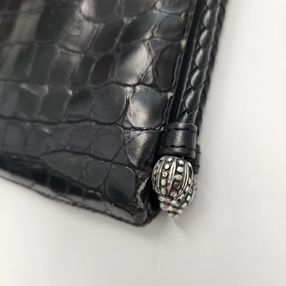 Brighton Croc Embossed Small Crossbody
